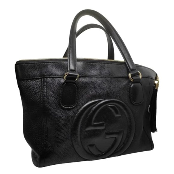 Gucci Soho Leather Tote Bag 650-011725 - Picture 1 of 14